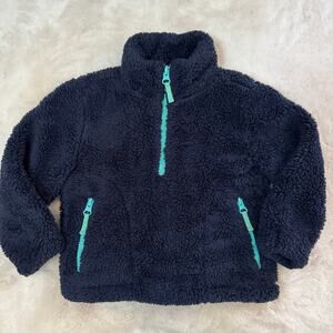 Crewcuts Half Zip Fleece Pullover Navy Jacket Size 3